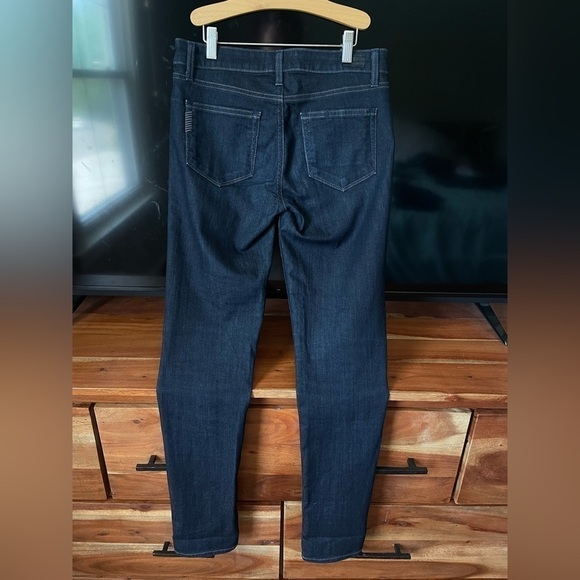 PAIGE jeans, size 27, dark wash slim cut straight hem designer premium EUC - Picture 4 of 5